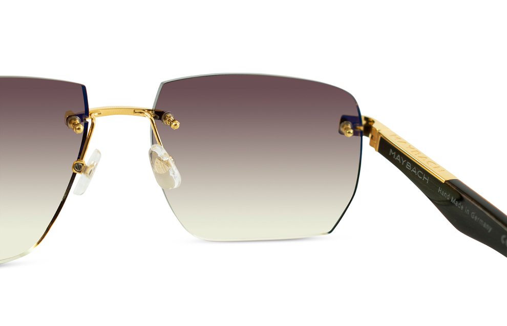 Maybach eyewear - The Artist sun - Gold / Karelian Birch Burr / Ebony